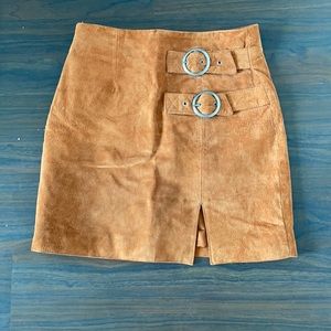 Size 24 suede Blank NYC mini skirt
